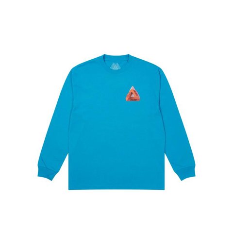 Palace CHAPPING LONGSLEEVE PETROL BLUE