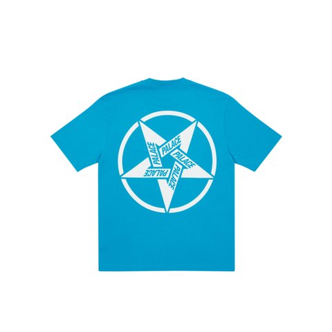 Palace CALM IT MOSHER T-SHIRT PETROL BLUE - Colorway