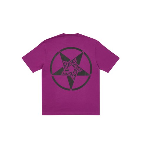 Palace CALM IT MOSHER T-SHIRT PLUM - Colorway