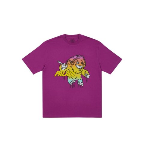 Palace LARGE UP T-SHIRT PLUM