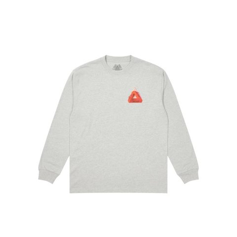 Palace CHAPPING LONGSLEEVE GREY MARL