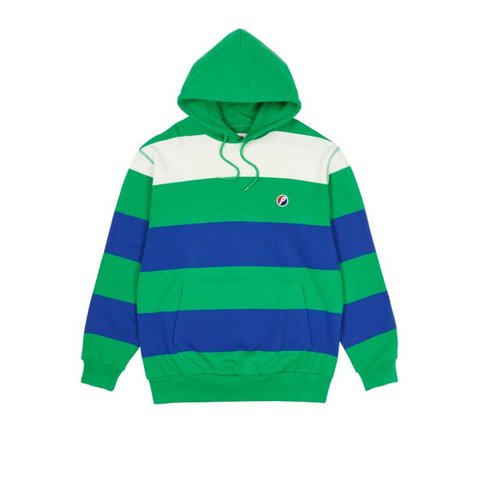 Palace STRIPED HOOD GREEN