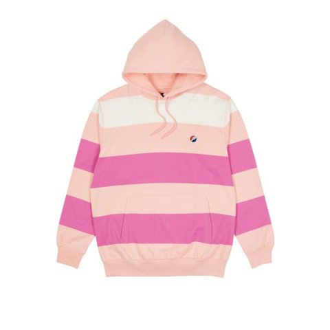 Palace STRIPED HOOD PINK