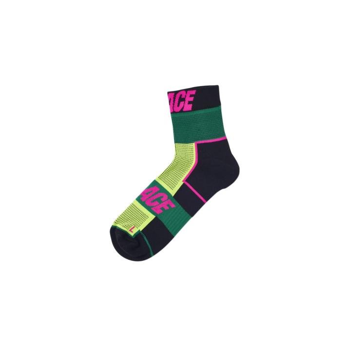 P-TECH SOCK BLACK / YELLOW / GREEN