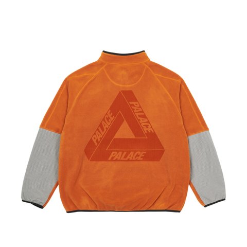 Palace POLARTEC 1/4 ZIP JACKET ORANGE - Colorway