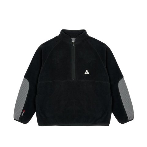 POLARTEC 1/4 ZIP JACKET BLACK