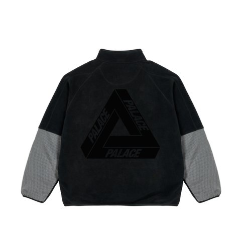 Palace POLARTEC 1/4 ZIP JACKET BLACK - Colorway