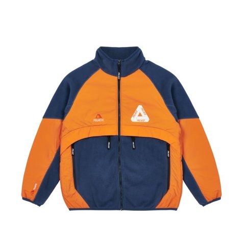 POLARTEC SHELL JACKET NAVY / ORANGE