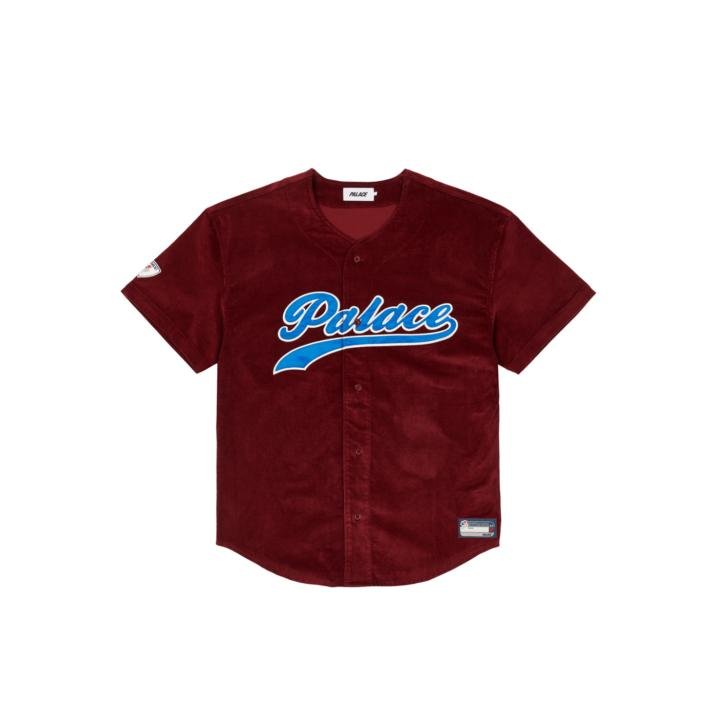 CORD BASEBALL JERSEY BURGUNDY