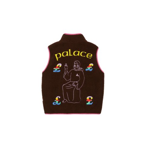 Palace JESUS GILET BROWN - Colorway