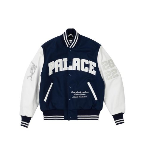 GREEK VARSITY JACKET BLUE