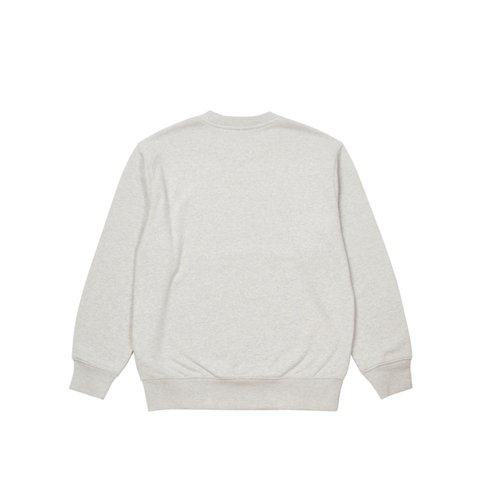 Palace BASICALLY A CREW GREY MARL - Colorway