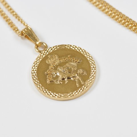 Palace PALACE LONDON CREST NECKLACE 9CT GOLD PLATED - Colorway