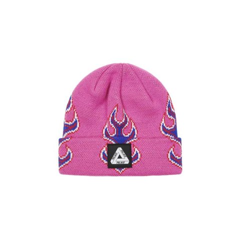 TRI-FERG PATCH BEANIE PINK FLAMES
