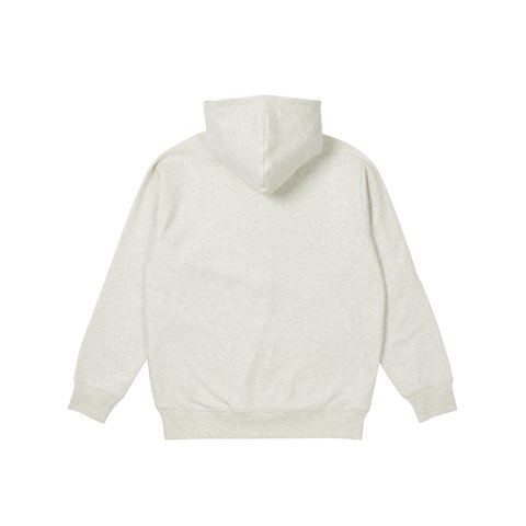 Palace SLANT 1/4 ZIP HOOD LIGHT GREY MARL - Colorway