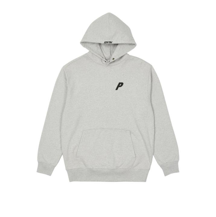 DOUBLE POPPER P HOOD GREY MARL