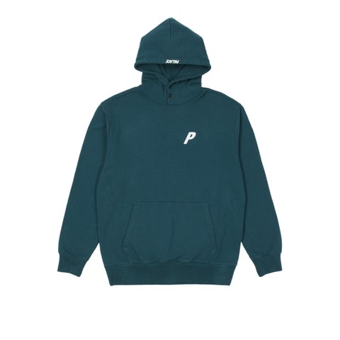 Palace DOUBLE POPPER P HOOD GREEN - Colorway