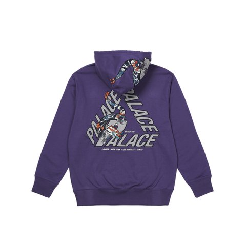 Palace DRAGON P-3 HOOD PURPLE - Colorway
