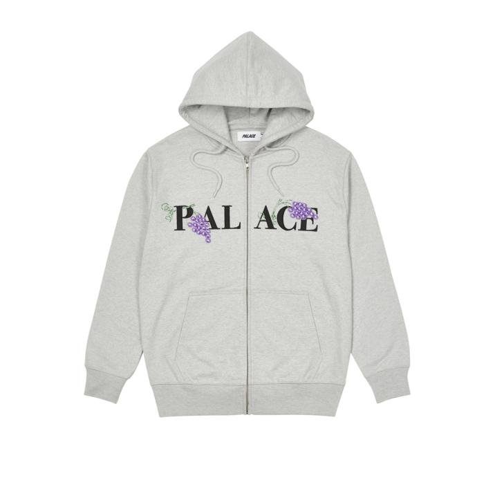 GRAPE ZIP HOOD GREY MARL