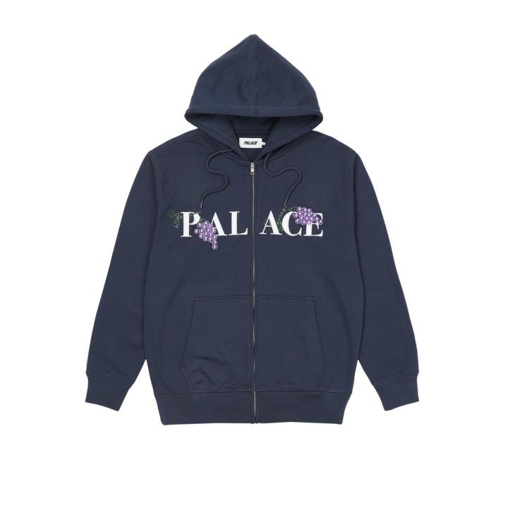 GRAPE ZIP HOOD NAVY