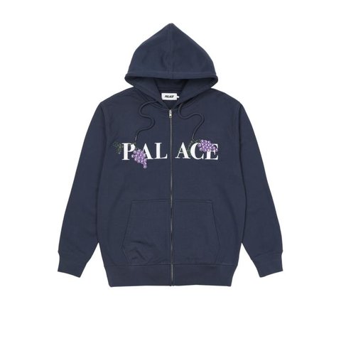 GRAPE ZIP HOOD NAVY