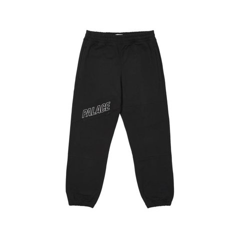 SLANT ZIP JOGGER BLACK