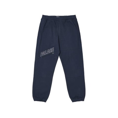 SLANT ZIP JOGGER BLUE