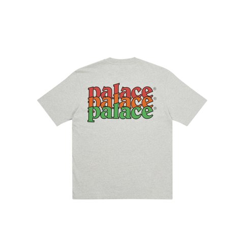 Palace QUALITY T-SHIRT GREY MARL - Colorway