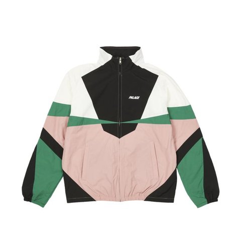 PANELLED SHELL JACKET PINK
