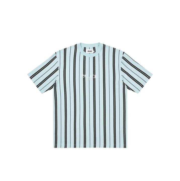 VERTICAL STRIPE T-SHIRT LIGHT BLUE
