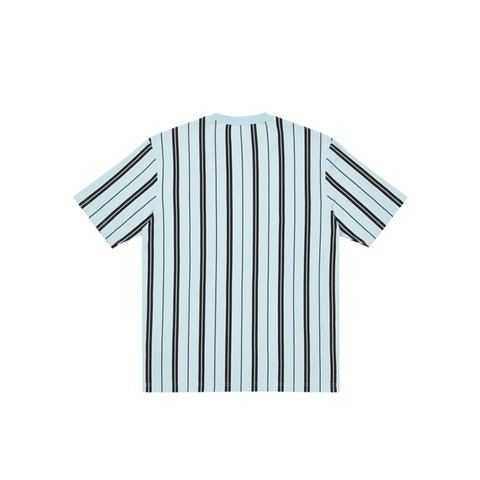 VERTICAL STRIPE T-SHIRT LIGHT BLUE