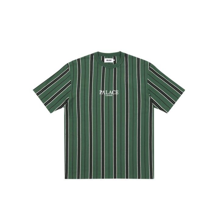 VERTICAL STRIPE T-SHIRT GREEN