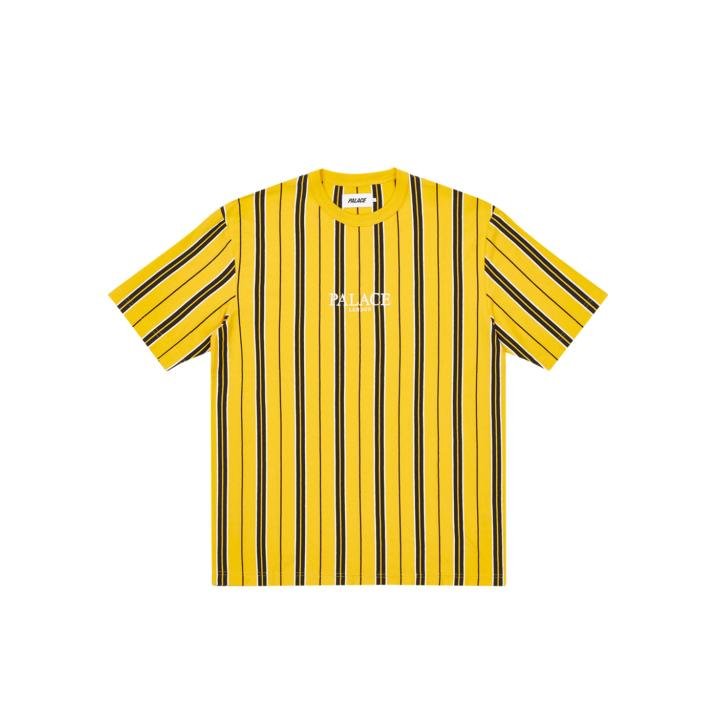 VERTICAL STRIPE T-SHIRT YELLOW