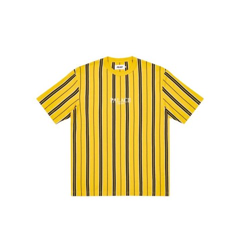 VERTICAL STRIPE T-SHIRT YELLOW
