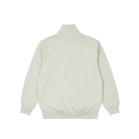 Palace 1/4 ZIP FUNNEL GREY MARL - Colorway