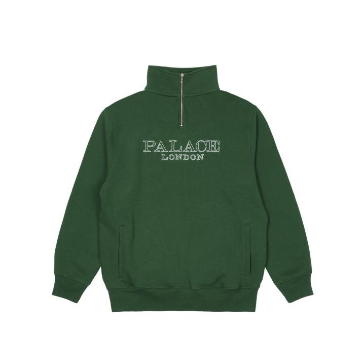 1/4 ZIP FUNNEL GREEN