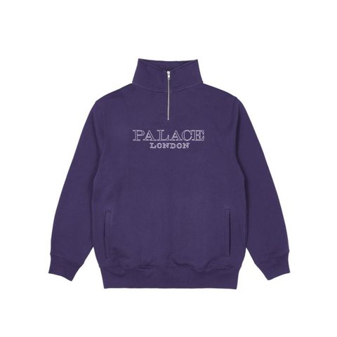 1/4 ZIP FUNNEL PURPLE