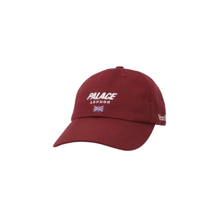 PALACE LONDON VENTILE 6-PANEL BURGUNDY
