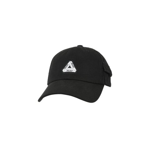 GARMENT DYED TRI-FERG PATCH 6-PANEL BLACK