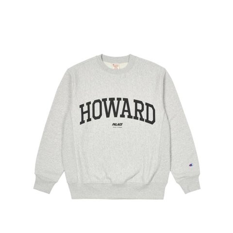 PALACE CHAMPION SHOP CREW NEW YORK GREY MARL