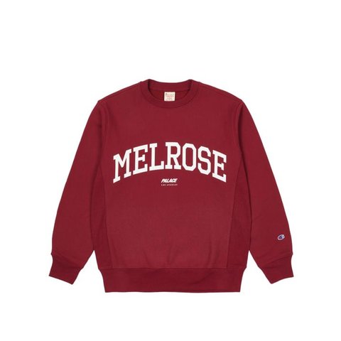 PALACE CHAMPION SHOP CREW LOS ANGELES BURGUNDY