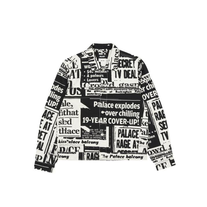 TABLOID DENIM JACKET BLACK