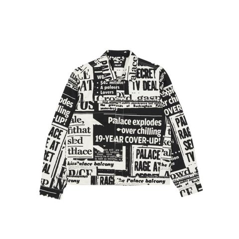 TABLOID DENIM JACKET BLACK