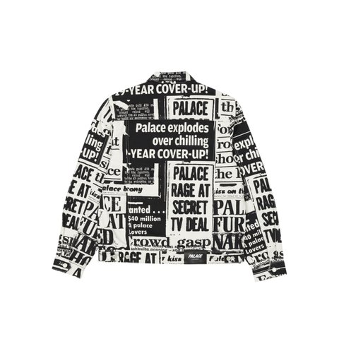 Palace TABLOID DENIM JACKET BLACK - Colorway