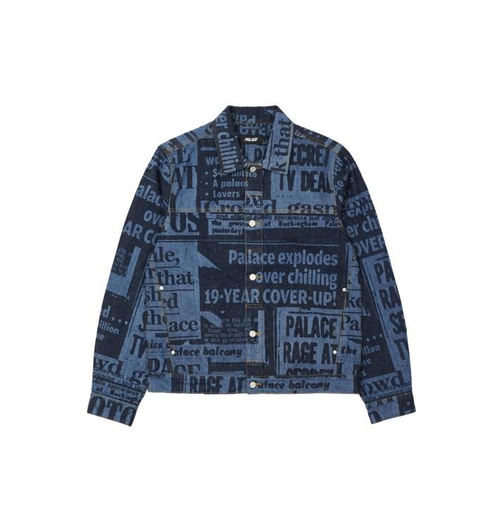 TABLOID DENIM JACKET BLUE
