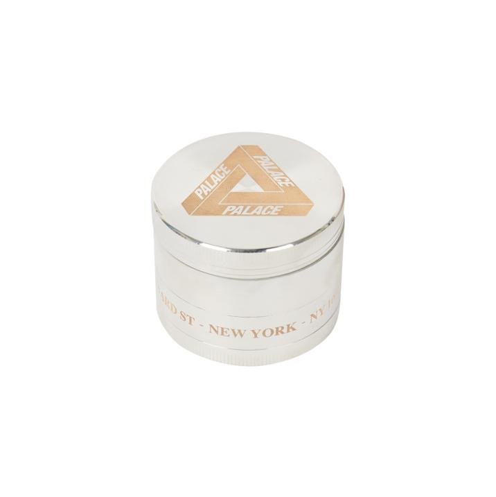 PALACE SHOP HERB GRINDER NEW YORK SILVER