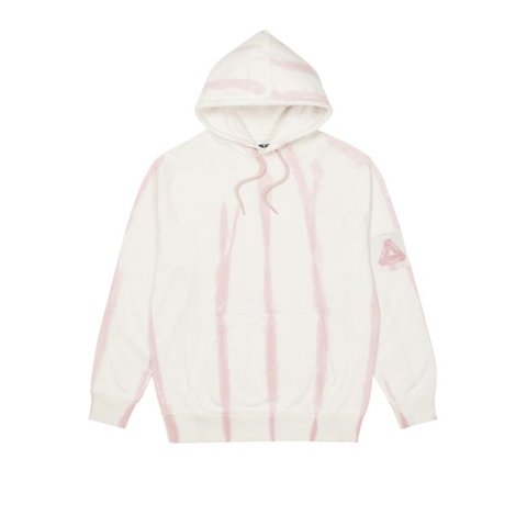 ZEBRA TIE DYE HOOD PINK