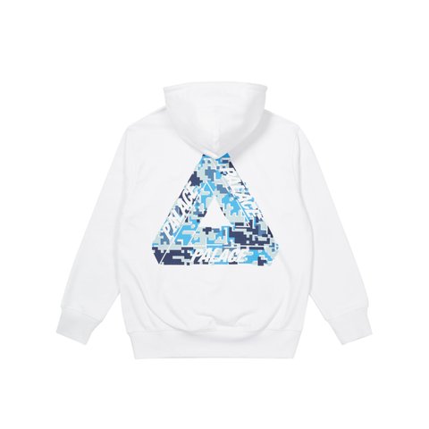Palace TRI-DIGI HOOD WHITE - Colorway