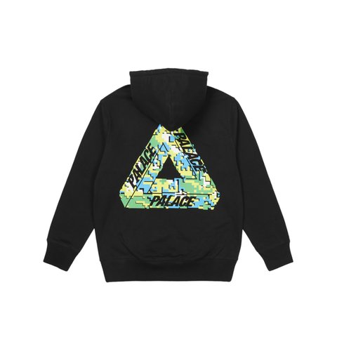 Palace TRI-DIGI HOOD BLACK - Colorway