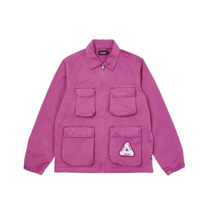 GARMENT DYED JACKET PINK